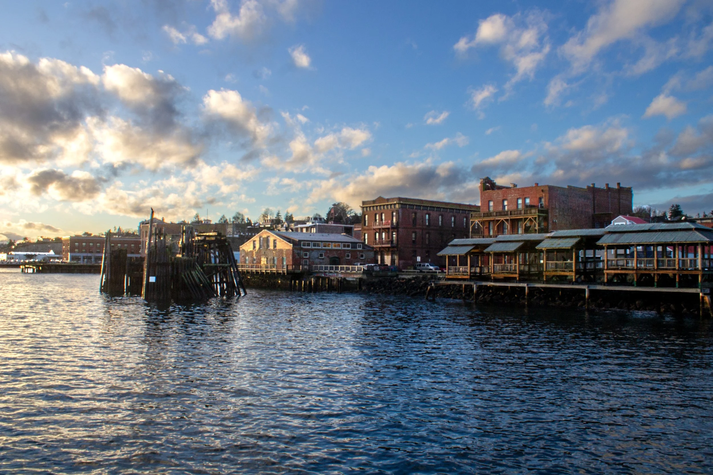 The Port Townsend waterfront